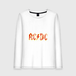 Женский лонгслив AC DC HIGH VOLTAGE