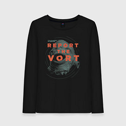 Женский лонгслив Report the Vort