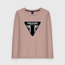 Женский лонгслив Triumph Мото Лого Z