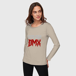 Лонгслив хлопковый женский DMX Life, цвет: миндальный — фото 2