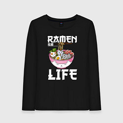 Женский лонгслив Ramen life