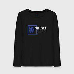 Лонгслив хлопковый женский FC Chelsea Stamford Bridge 202122, цвет: черный