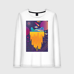 Женский лонгслив Space Flat