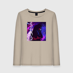 Лонгслив хлопковый женский OG BUDA SEXY DRILL, цвет: миндальный