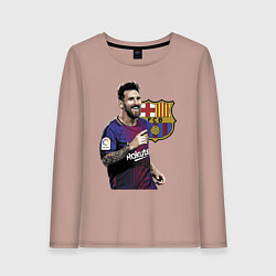 Женский лонгслив Lionel Messi Barcelona Argentina