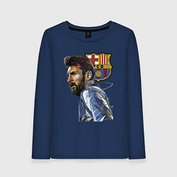 Женский лонгслив Lionel Messi Barcelona Argentina Striker