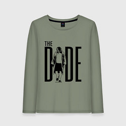 Лонгслив хлопковый женский The Dude, цвет: авокадо