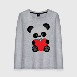 Женский лонгслив Love Панда