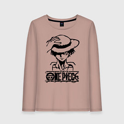 Женский лонгслив Луффи пират Соломенной шляпы
