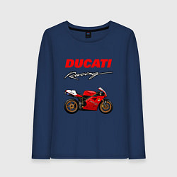 Женский лонгслив DUCATI ДУКАТИ MOTOSPORT