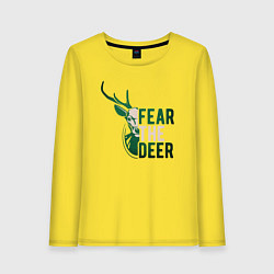 Женский лонгслив Fear The Deer