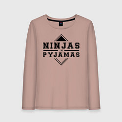 Женский лонгслив Ninjas In Pyjamas