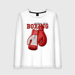 Женский лонгслив BOXING
