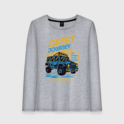 Женский лонгслив Авто внедорожник