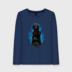 Лонгслив хлопковый женский Mikasa, цвет: тёмно-синий