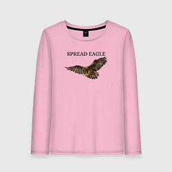 Лонгслив хлопковый женский Орел, цвет: светло-розовый