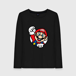 Женский лонгслив MarioFace