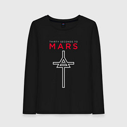 Женский лонгслив 30 Seconds To Mars, logo