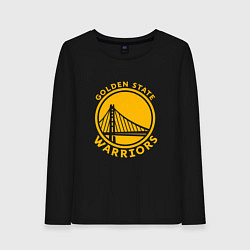 Лонгслив хлопковый женский Golden state Warriors NBA, цвет: черный