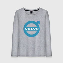 Женский лонгслив Volvo логотип