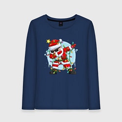 Женский лонгслив DAB SANTA CLAUS В ГЕРЛЯНДЕ