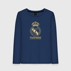 Женский лонгслив Real Madrid gold logo