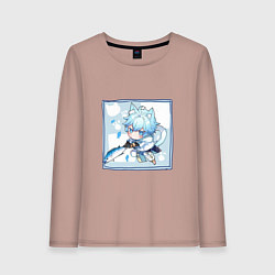 Женский лонгслив Котик Чун Юй в деле