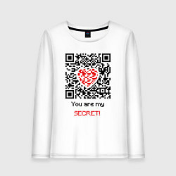 Женский лонгслив QR-Love