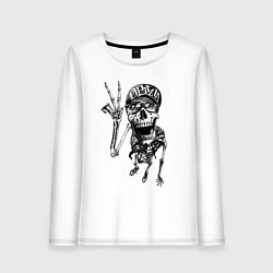 Женский лонгслив Skeleton dude