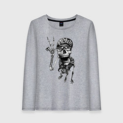 Женский лонгслив Skeleton dude