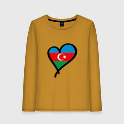 Женский лонгслив Azerbaijan Heart
