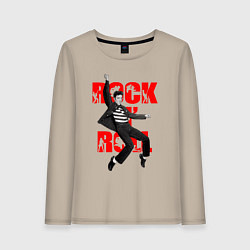 Женский лонгслив Rokc n roll king