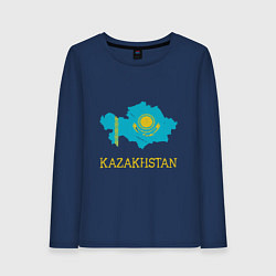 Женский лонгслив Map Kazakhstan