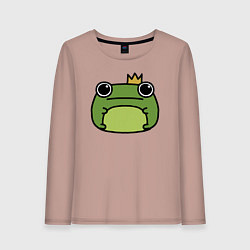 Женский лонгслив Frog Lucky король
