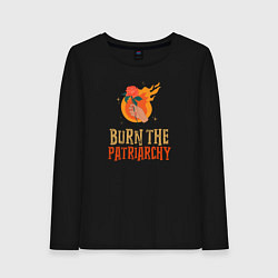 Женский лонгслив Burn the Patriarchy