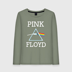 Женский лонгслив PINK FLOYD - ПИНК ФЛОЙД ЛОГОТИП