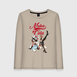 Женский лонгслив Fallout Nuka Cola Furry Poster