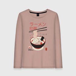 Женский лонгслив Японский стиль рамен