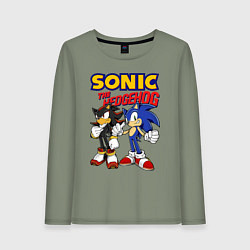 Женский лонгслив ЕЖ СОНИК SONIC THE HEDGEHOG