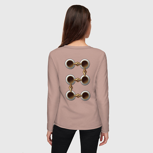 Женский лонгслив Path of Exile - Tabula Rasa / Пыльно-розовый – фото 4