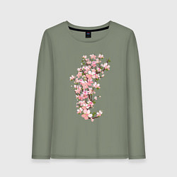 Женский лонгслив Весна Цветущая сакура Japan