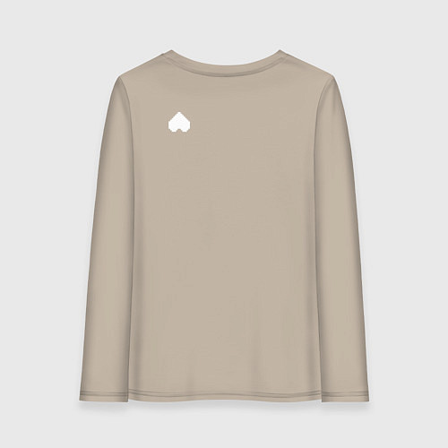 Женский лонгслив Душа Монстра / Миндальный – фото 2