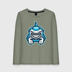 Женский лонгслив Shark player