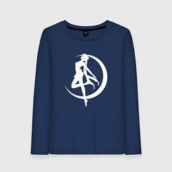 Женский лонгслив Сейлор на фоне месяца