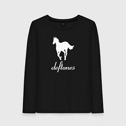 Женский лонгслив Deftones лошадь