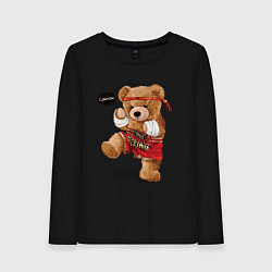 Женский лонгслив МИШКА ТАЙСКИЙ БОКС THAI BOXING MUAY THAI