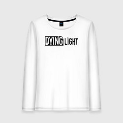 Лонгслив хлопковый женский Dying light 2 gameplay, цвет: белый