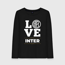 Лонгслив хлопковый женский Inter Love Classic, цвет: черный