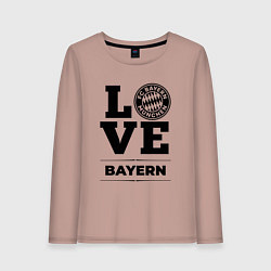 Женский лонгслив Bayern Love Классика