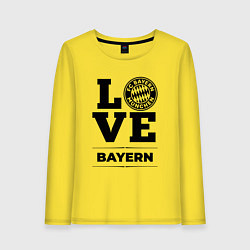 Женский лонгслив Bayern Love Классика